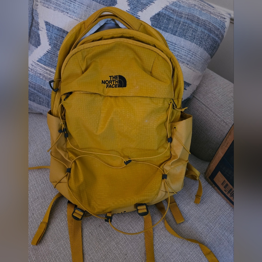 The North Face Yellow Backpack